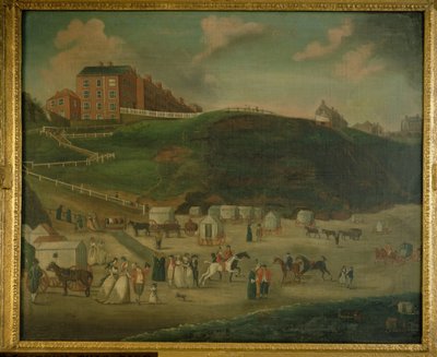 Holidaymakers on Scarborough Beach, c.1776 by T. Ramsay